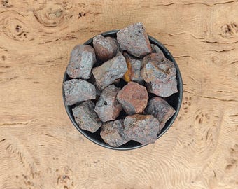 Piedras en bruto de magnetita - Cristales en roca - Piedras preciosas en bruto - Cristales a granel