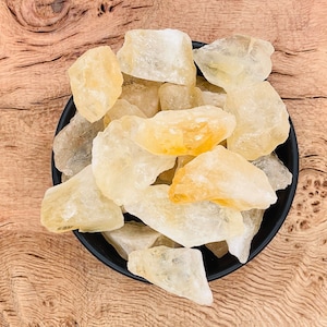 Citrine Rough Stone - Bulk Wholesale Rough Stones - Loose Citrine Gemstone Raw - Healing Crystal - Not Heat Treated