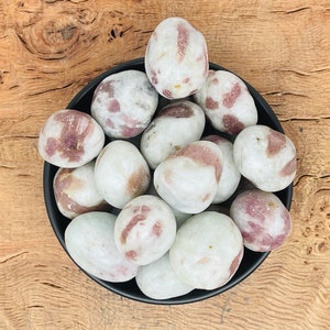 Pink Tourmaline Tumbled Stone - Natural Tourmaline - Polished Stone - Jewelry Making Stone