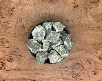 Southern Jade Rough Stone - Emotional Balance Gem - Smooth Meditation Stone - Calming Green Crystal - Bulk Crystals