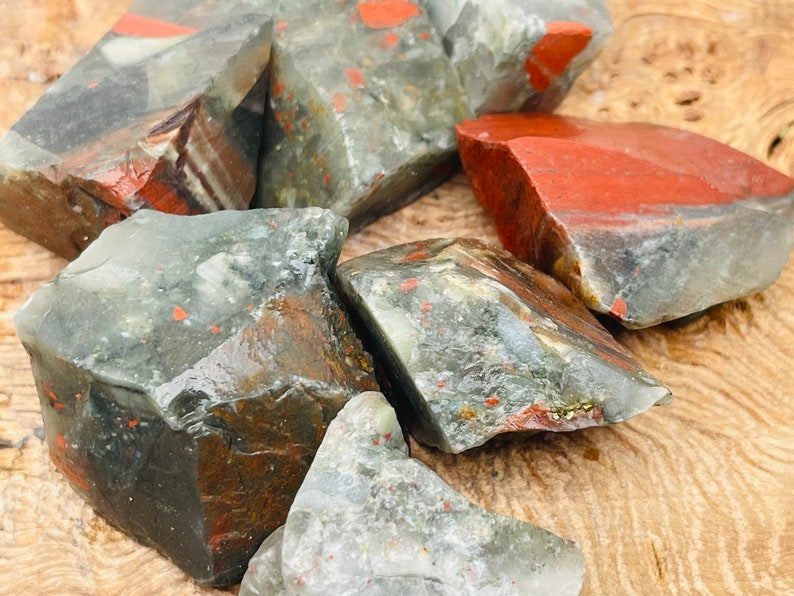 African Bloodstone Rough Stone - Rough Bloodstone - Natural African ...