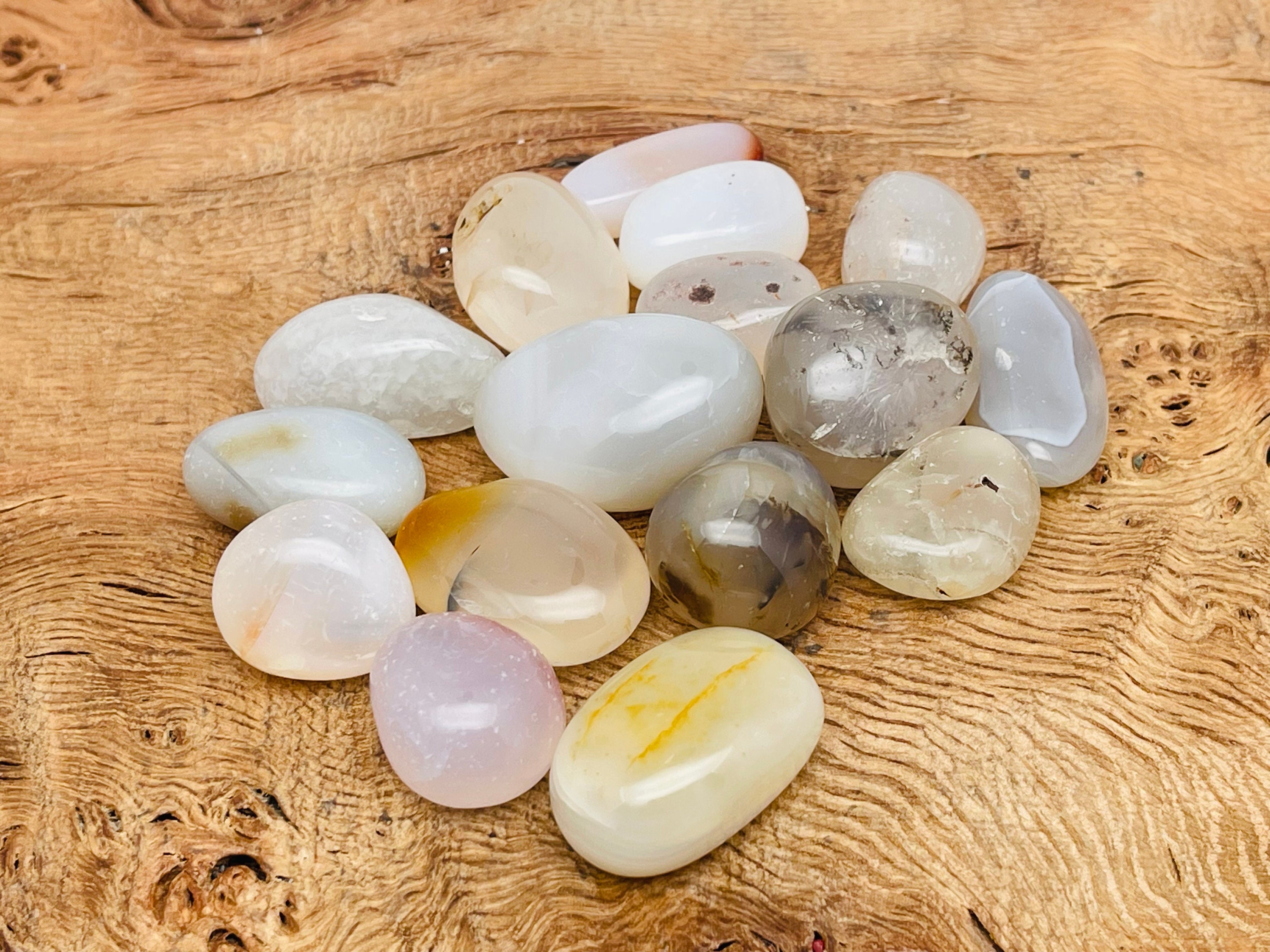 アクセサリー ours strong milon(white agate) Natural White Agate Stone Bracelet,8mm,10mm,12mm, Smooth