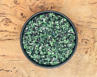Ruby Zoisite Crystal Chips - Gemstone Ruby Zoisite Chips - Semi Tumbled Stone - Mini Bottle Crystal - Bulk Crystal Chips - 3-5mm