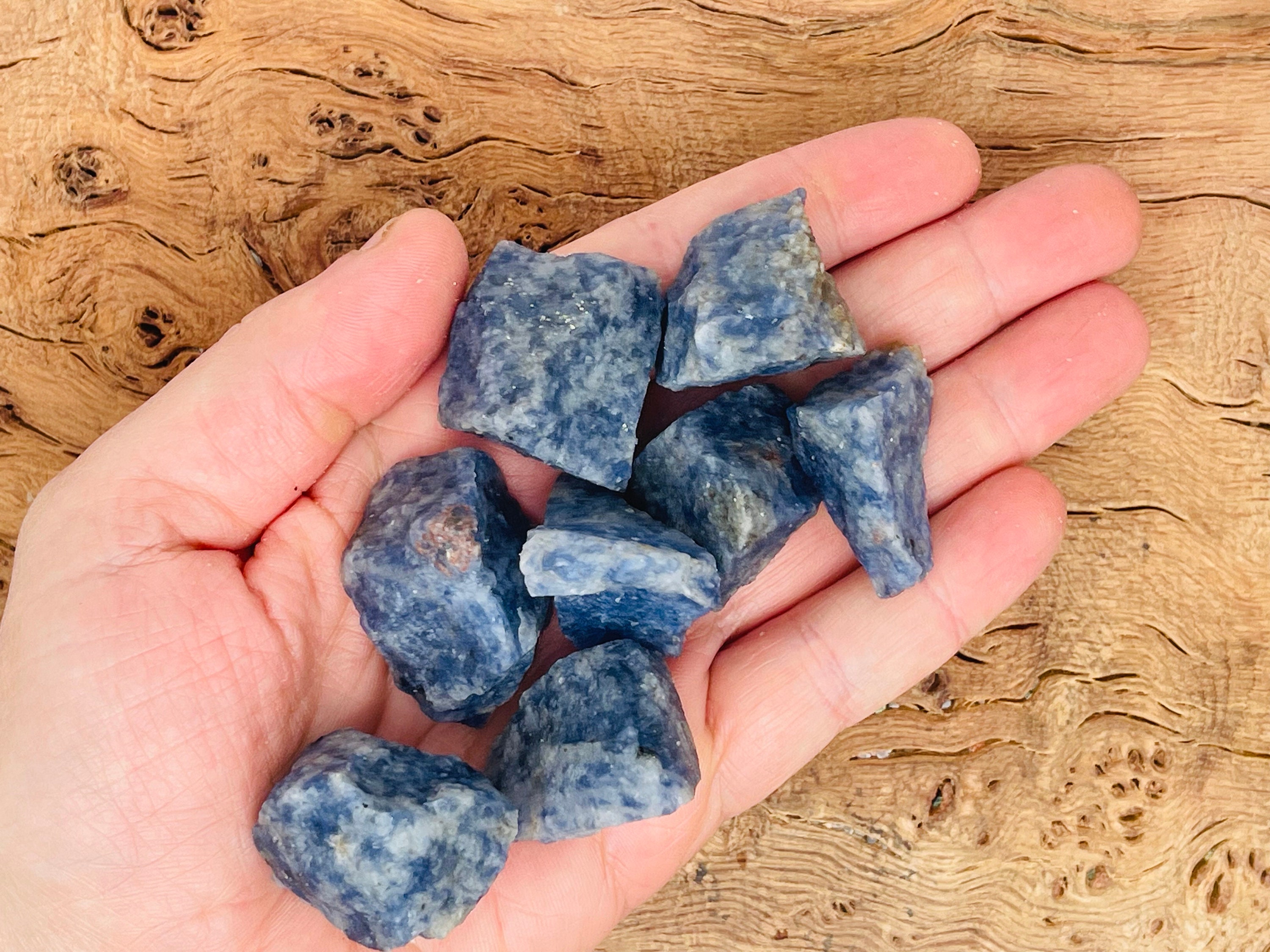 ブルーマウンテンジャスパー　鉱物　原石 模様石 宝石 美術 ブルージャスパー原石 - 天然石 - ブルージャスパー宝石 - 幸運の青い