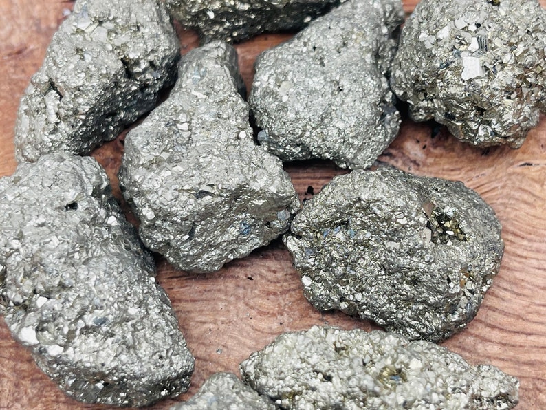 Pyrite Small Rough Texture Golden Pyrite Rough Stone - Raw Pyrite Crystal - Golden Pyrite Crystals ...