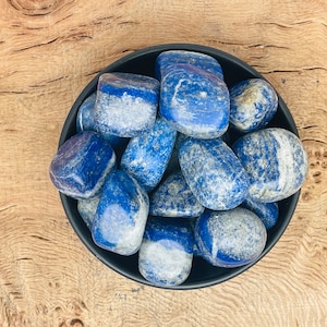 Lapis Lazuli Tumbled Stone - Wholesale Lapis Crystals - Jewelry Making - Polished Stones