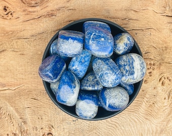 Piedra caída Lapislázuli - Cristales de lapislázuli al por mayor - Fabricación de joyas - Piedras pulidas
