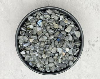 Labradorite Crystal Chips - Madagascar Gemstones - Diy Stones - Bulks - 5-7mm