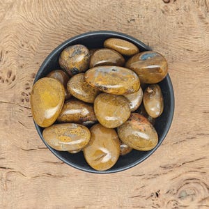 Calligraphy Jasper Tumbled Stone - Spiritual Stone - Gemstone Jasper -Gift for Her