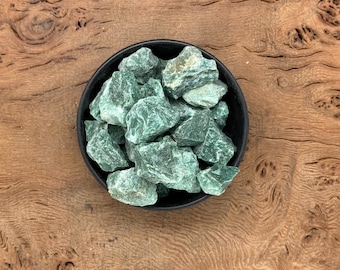 African Green Jade Rough Stone - Raw African Green Jade - Emotional Balance Stone - Calming Crystal for Love - Bulk Crystals