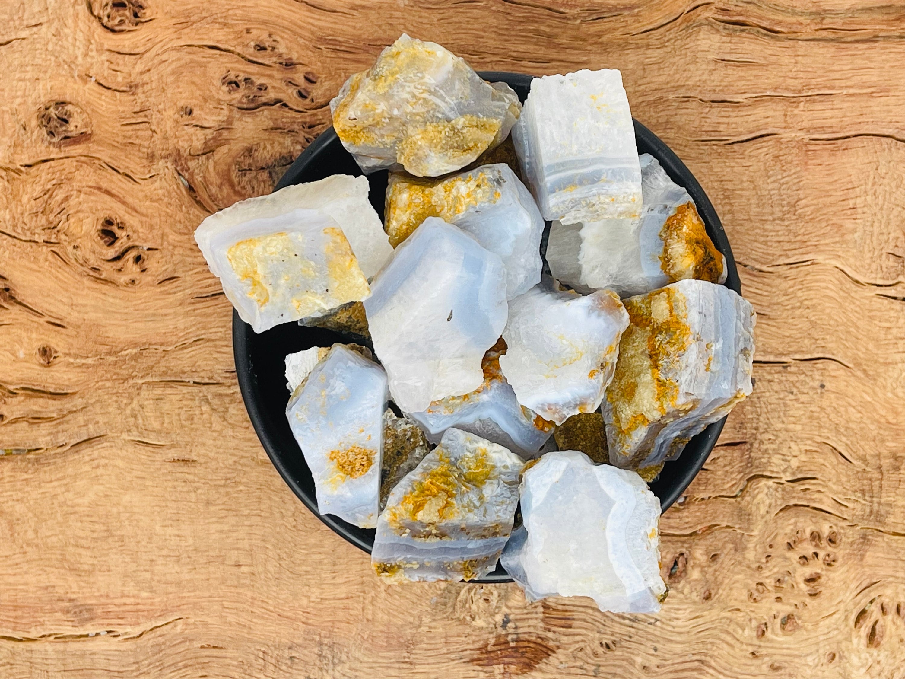 Blue Lace Agate Rough Stone - Raw Crystals Minerals Gemstones - Blue Lace Crystal - Healing Stone