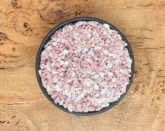 Pink Tourmaline Crystal Chips - Gemstone Pink Tourmaline Chips - Semi Raw Stone - Mini Bottle Crystal - Bulk Crystal Chips - 3-5mm