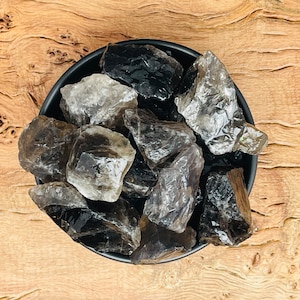 Smoky Quartz Rough Stone - Bulk Raw Smoky Quartz - Grounding Crystal - Geniuine Smoky Quartz