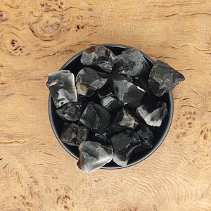Black Onyx Rough Stone - Raw Black Onyx - Geniune Crystals - Black Healing Stone