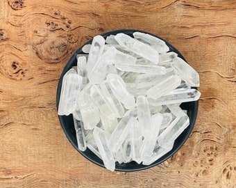 Clear Quartz Point Crystal - Natural Clear Quartz Point - Crown Chakra Healing - Wholesale Quartz