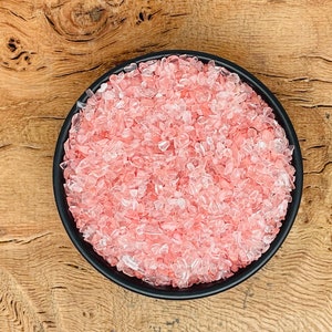 Cherry Quartz Crystal Chips - Gemstone Quartz Chips - Semi Tumbled Stone - Mini Bottle Crystal - Bulk Crystal Chips - 3-5mm