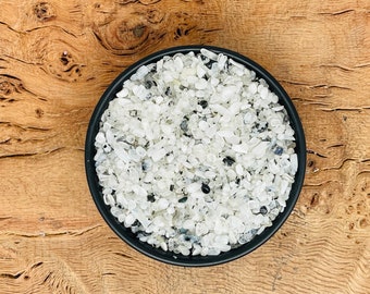 Rainbow Moonstone Crystal Chips - Gemstone Moonstone Chips - Semi tumbled Stone - Mini Bottle Crystal - Bulk Crystal Chips - 3-5mm