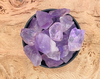 Amethyst Raw Stone - Rough Amethyst Crystal - Amethyst Chunk - Jewelry Making - Crystal Healing