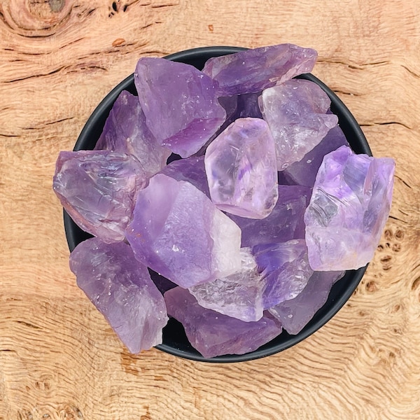 Amethyst Raw Stone - Rough Amethyst Crystal - Amethyst Chunk - Jewelry Making - Crystal Healing