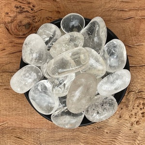 Clear Quartz Tumbled Stone - Authentic Clear Quartz - Crown Chakra - Premium Quality Quartz - Polished Quartz