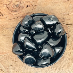 Jet Stone - Polished Jet Stone - Black Stone - Black Jet Stone - Root Chakra