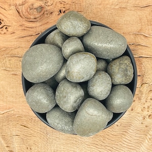 Pyrite Tumbled Stone - Specimen Collection - Pocket Stone - Polished Pyrite Tumbles - Fools God