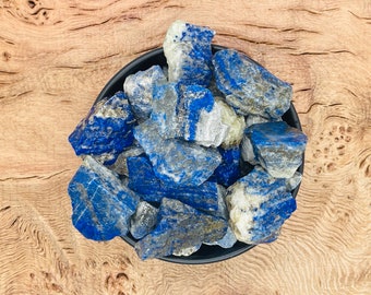Lapis Lazuli Rough Stone - Mineral Specimen - Raw Crystals - Decoration - Rough Rocks