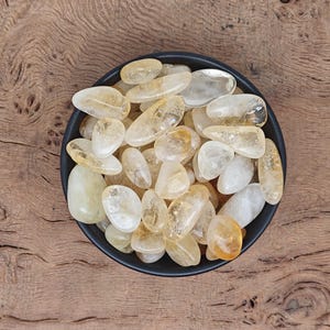 Brazilian Citrine Tumbled Stone - Crystal Citrine - Natural Stones - Wholesale Crystals