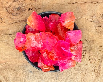Cristal de aura multicolor áspero - Cuarzo de aura arco iris - Piedra de aura de piedra preciosa - Cristales a granel al por mayor
