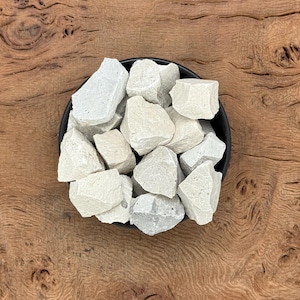 Kaolin Rough Stone - Raw White Kaolinite Mineral - Crystal Healing - Pottery & Craft Use - Bulk Crystals