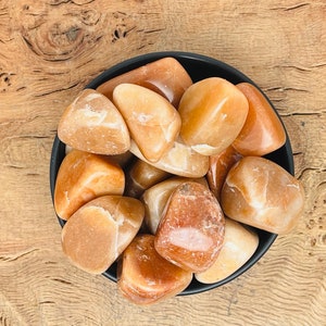 Orange Aventurine Tumbled Stone - A Grade Healing Colored Gemstons - Natural Ethical Sourced Red Stone - Healing Crtystal
