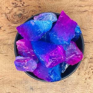 Rough Multicolor Aura Crystal - Rainbow Aura Quartz - Gemstone Aura Stone - Wholesale Bulk Crystals