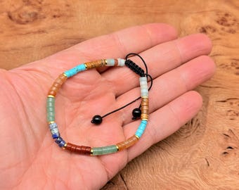 Chakra Bracelet Gemstone - Natural Crystals Bracelets - Crystal Bracelets - Chakra Healing - Wholesale Bulks