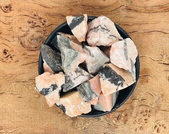 Pink Zebra Calcite Rough Stone - Calcite Specimen - Pink Zebra