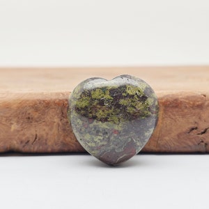 Dragon Blood Crystal Heart - Gemstone Dragon Blood Heart - Polished Crystal Heart - Heart Chakra - Crystal For Love