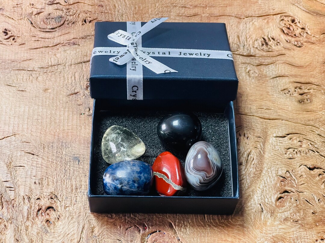 Scorpio Crystal Set - Zodiac Kit - Birthday Gift Box - Zodiac Crystals ...