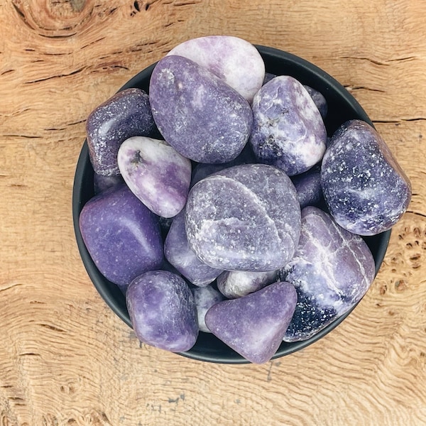 Lepidolite Tumbled Stone - Sweet Dreams Peace Crystal - Crystal with Mica - Wholesale Lots