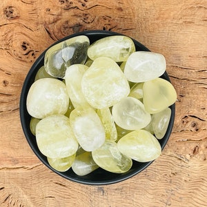 Citrine Tumbled Stone - Nice Yellow Color - Tumbled Stones - Healing Crystals