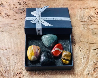 Gemini Crystal Set - Zodiac Kit - Birthday Gift Box - Zodiac Crystals - Astrology Set Gemstones