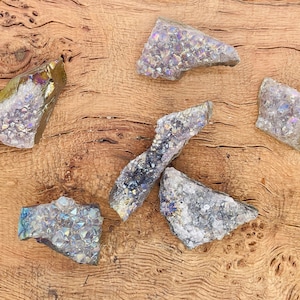 Aura Amethyst Cluster Crystal - Angel Aura Cluster - Healing Crystals - Home Decor