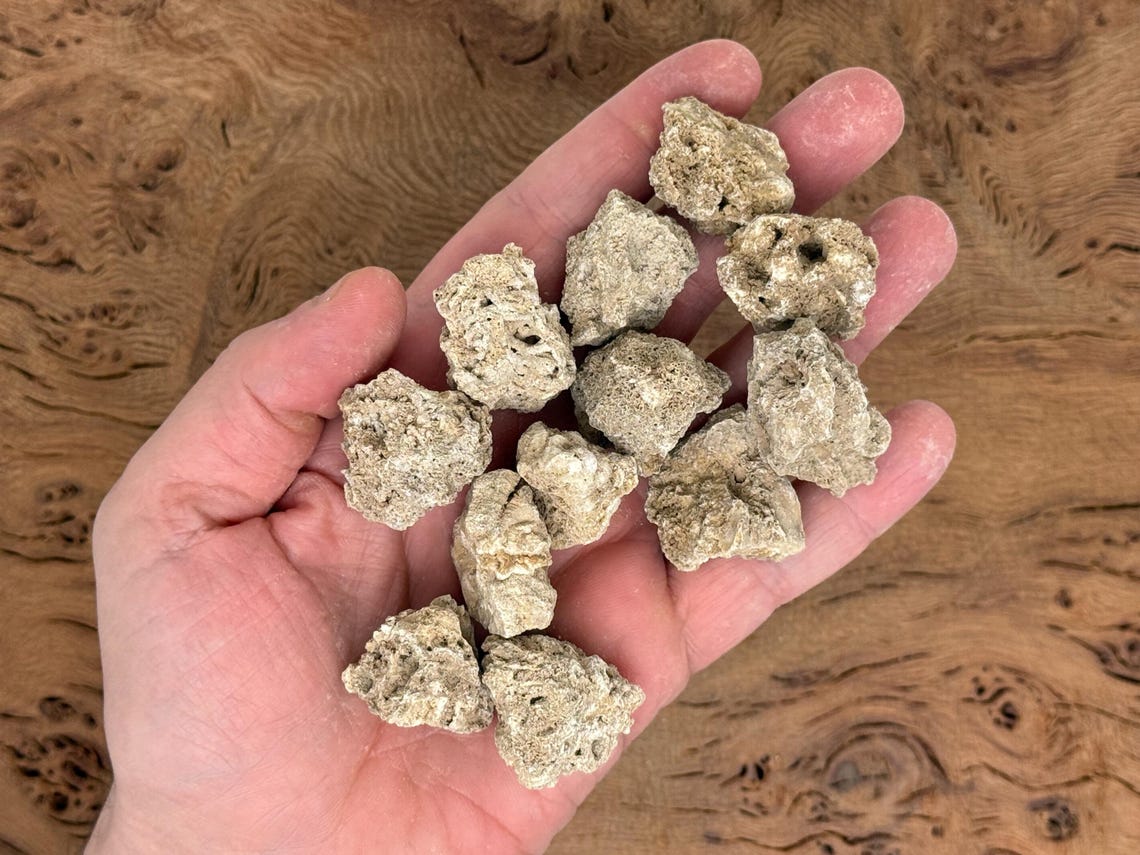 Travertine Stone Rocks Travertine Rough Stone - Rustic Home Decor - Aquarium, Garden ...