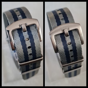 SeaMaster Exceptional 18mm 20mm 22mm Watch Strap Military Ballistic S M Nylon Watch Band James Bond 007 Style Spectre Imperial Blue Grey