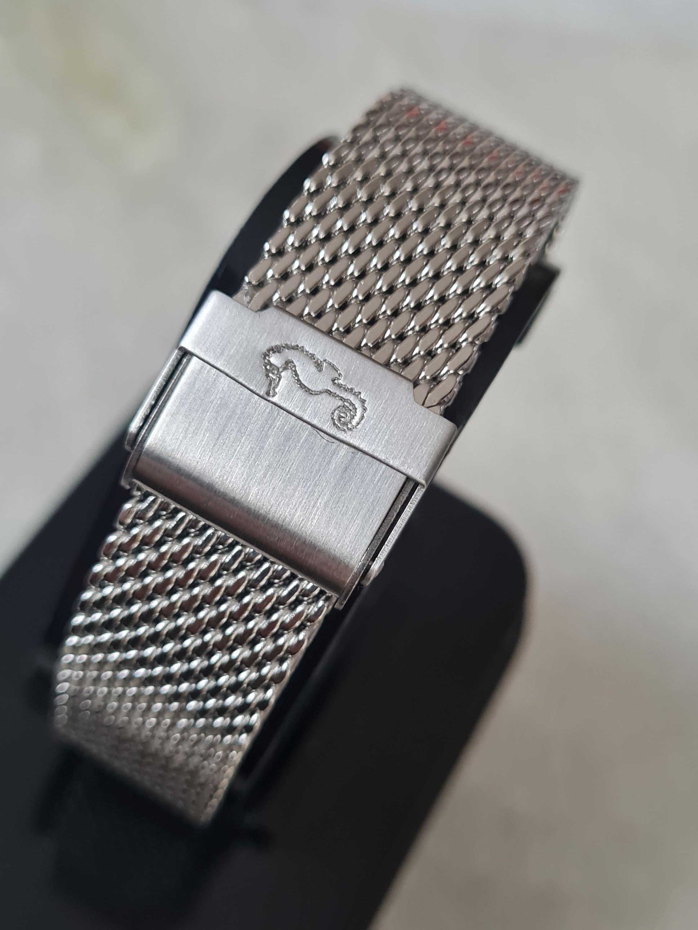 Bracelet nylon noir une pièce & boucle acier – HGP - Dive Watches