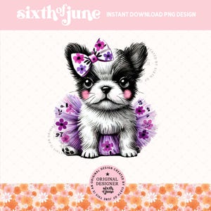 Niedliche Frühlings Tutu Französische Bulldogge Welpe Png, Hundeliebhaber Geschenk Designs, Hundemutter Sublimation, Tier Haustier Einladung Grafiken, Hunderasse Tshirt Png