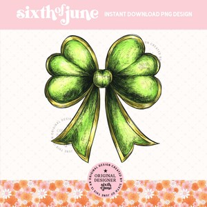 Lazo del día de San Patricio PNG, Coqueta de San Patricio PNG, Clipart de coqueta de trébol, Sublimación de trébol de 4 hojas, Día de San Patricio Png, Irlandés png