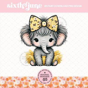 Cute Spring Tutu Elephant Png, Safari Spring Decor Sublimation Design, Summer Jungle Nursery Graphics, Elephant Lover Png, Elephant Tshirt