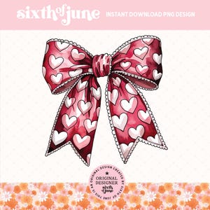 Valentinstag Herz Coquette Bow Png, süßes Valentinstag Shirt Design, Valentinstag Png, Valentinstag Liebe Png, Valentinstag Sublimation