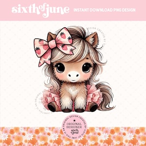 Tutu de printemps mignon cheval png, animaux de la ferme décoration printanière design sublimation, cheval d'été png, coquette cheval png, conception de t-shirt girly mignon