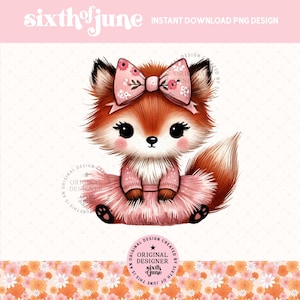 Tutu de printemps mignon renard png, sublimation de décoration printanière des bois, graphiques d'été pour chambre d'enfant en forêt, amateur de renard Png, chemise enfant renard, DTF