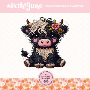 Beach Vibes Highland Cow Png, Trendy Summer Sublimation, Vacation Png Design, Sweet Summer Clipart, Cute Summer Girl Highland Cow Png, POD